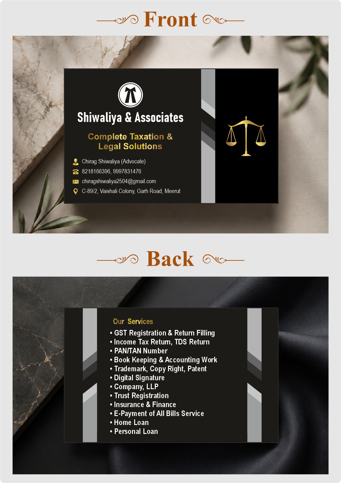 Professional Business Card Design