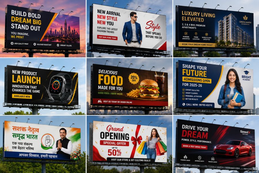 Hoarding Billboard Printing